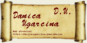 Danica Ugarčina vizit kartica